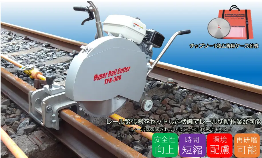 ハイパーレールカッター TPK-365 緊張器併用型