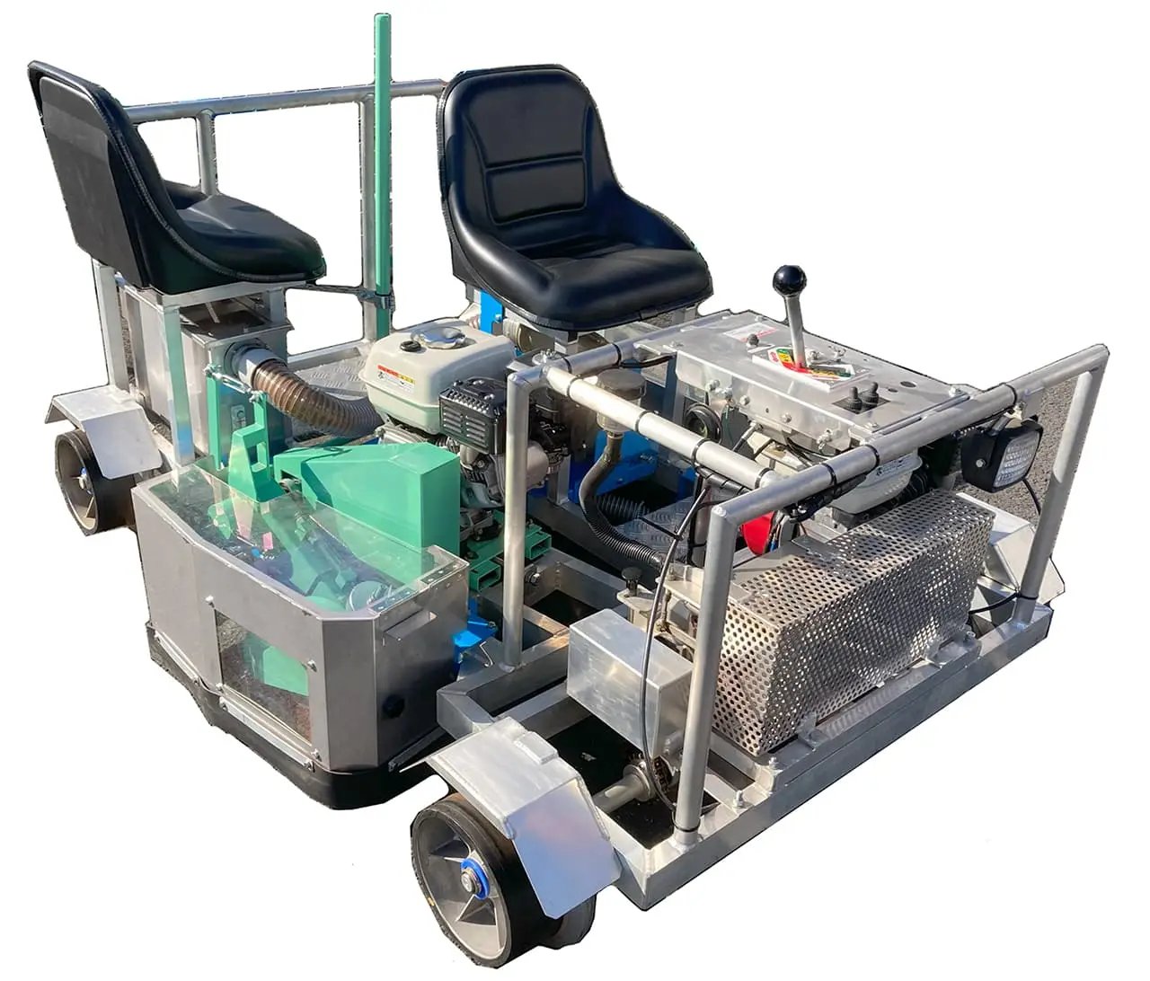 【集塵機能付き】自走式レール踏面錆落し作業車